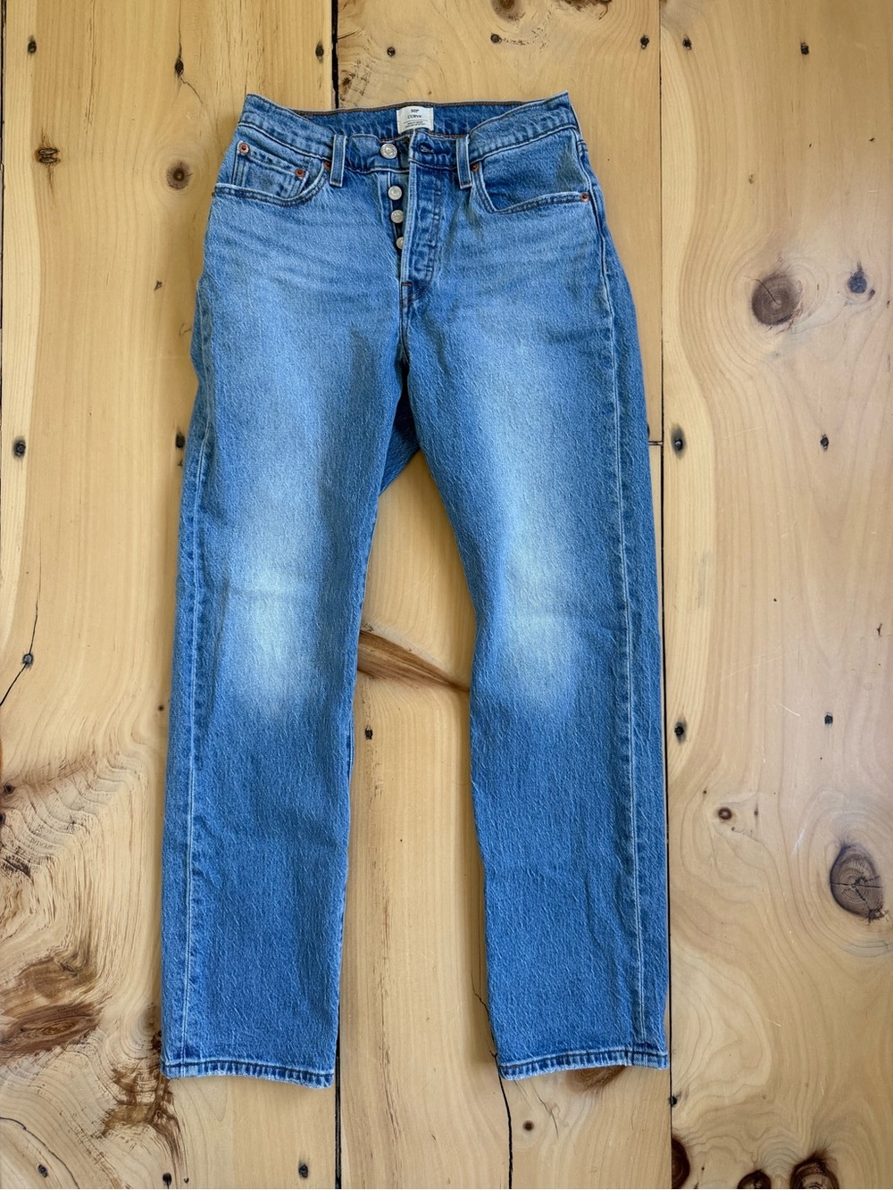 Levi's Light Blue Straight-Leg Jeans